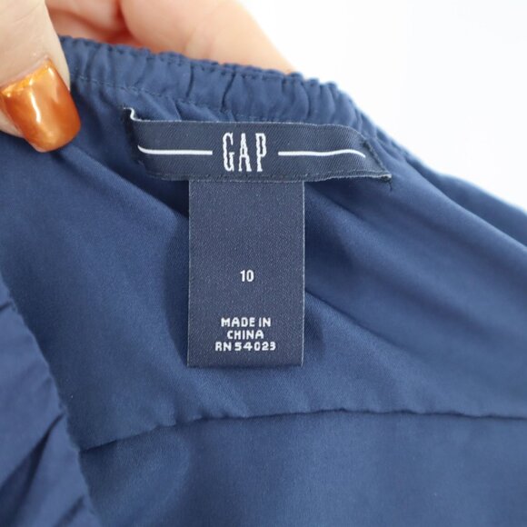 Gap Strapless Silk Dress Women 10 Girlhood Twee Coquette Feminine Cocktail Party - Picture 2 of 10